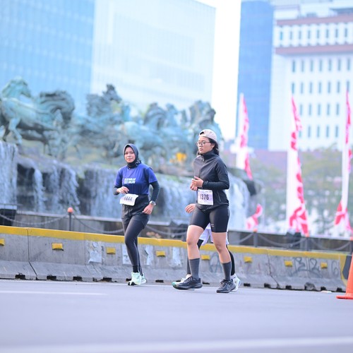 Race photo from KEMLU RUN 2026