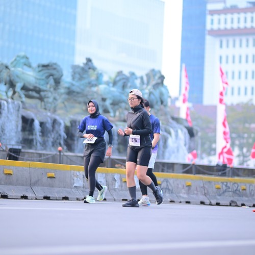 Race photo from KEMLU RUN 2026