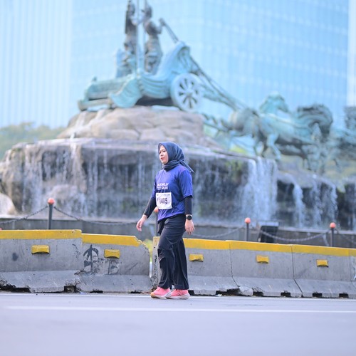 Race photo from KEMLU RUN 2026