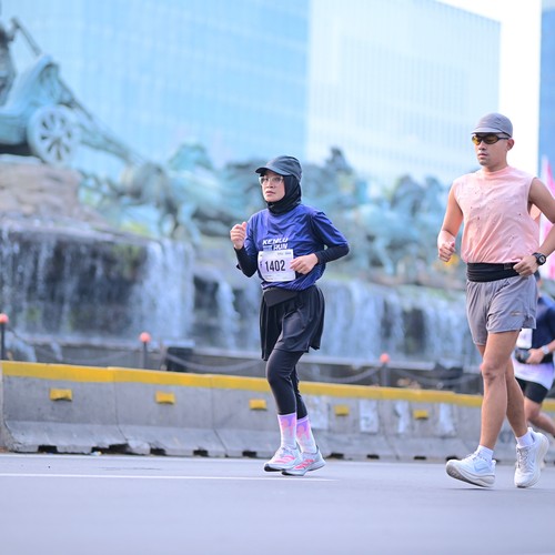 Race photo from KEMLU RUN 2026