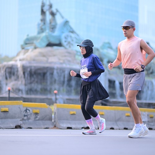 Race photo from KEMLU RUN 2026