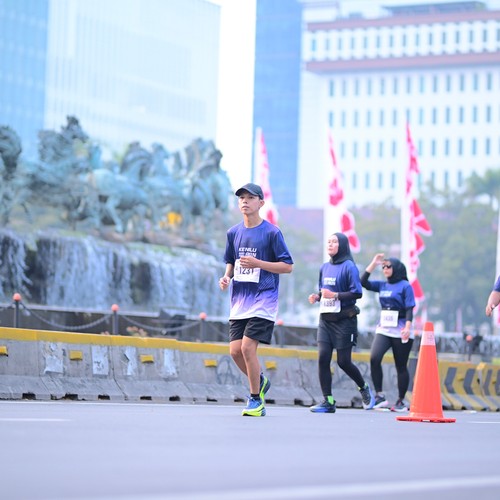 Race photo from KEMLU RUN 2026