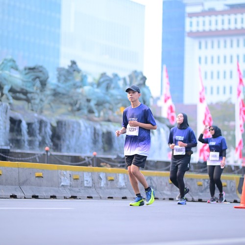 Race photo from KEMLU RUN 2026
