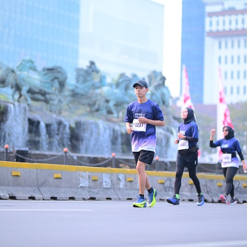 Race photo from KEMLU RUN 2026