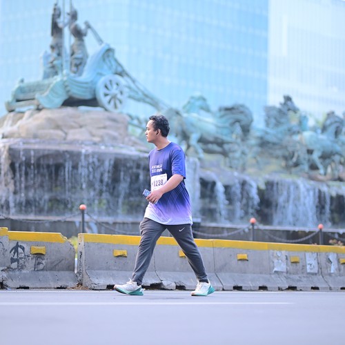 Race photo from KEMLU RUN 2026