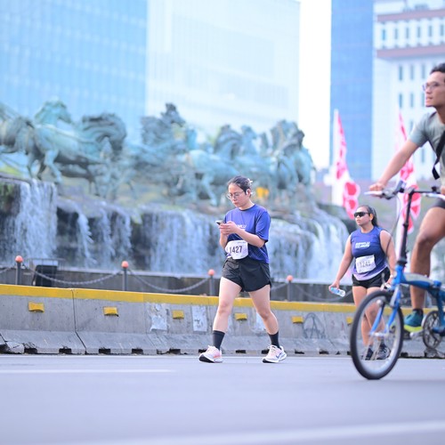 Race photo from KEMLU RUN 2026