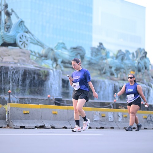 Race photo from KEMLU RUN 2026