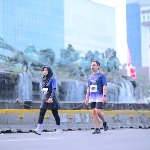 Race photo from KEMLU RUN 2026