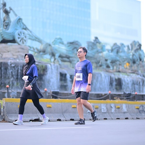 Race photo from KEMLU RUN 2026