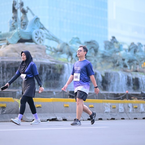 Race photo from KEMLU RUN 2026