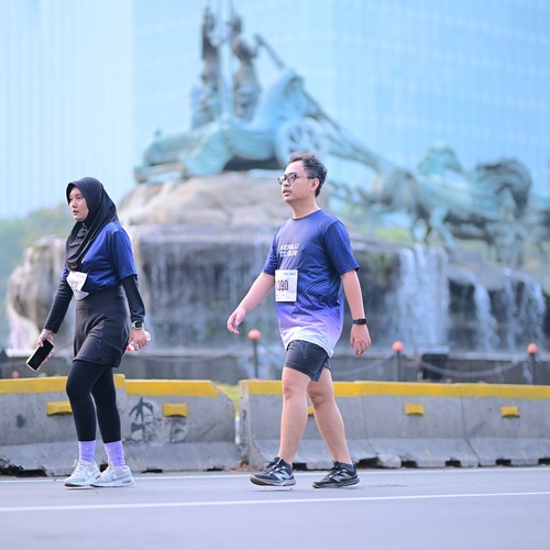 Race photo from KEMLU RUN 2026