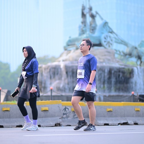 Race photo from KEMLU RUN 2026