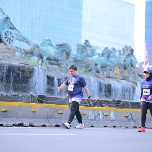Race photo from KEMLU RUN 2026
