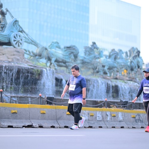 Race photo from KEMLU RUN 2026