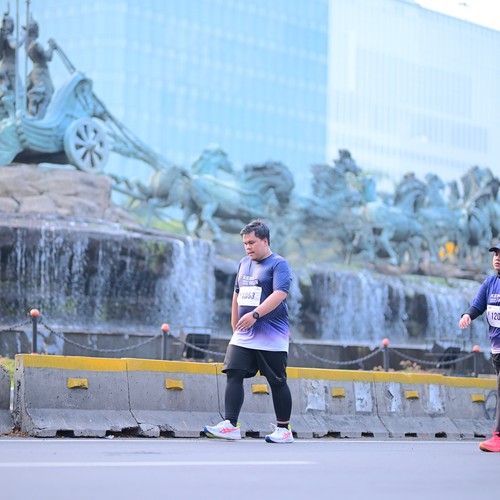 Race photo from KEMLU RUN 2026