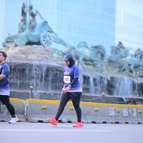 Race photo from KEMLU RUN 2026