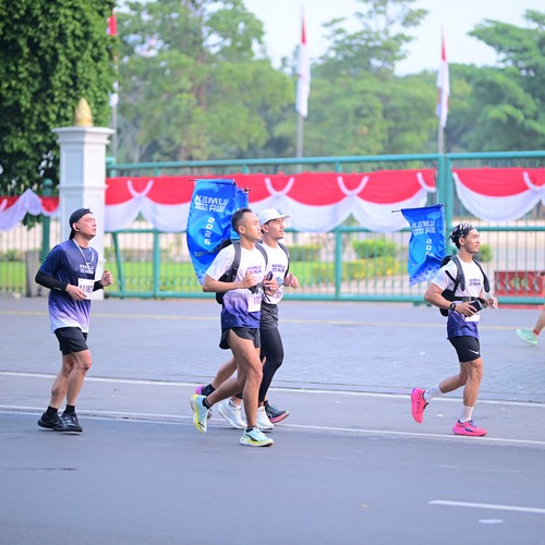 Race photo from KEMLU RUN 2026