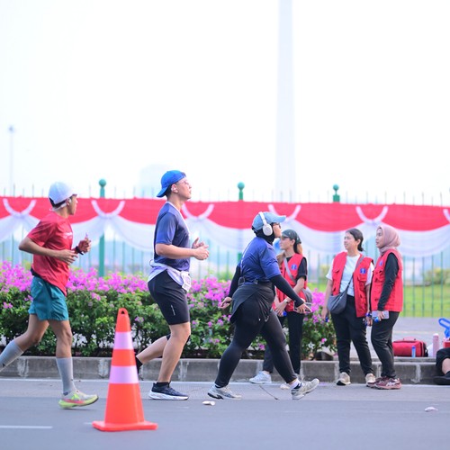Race photo from KEMLU RUN 2026