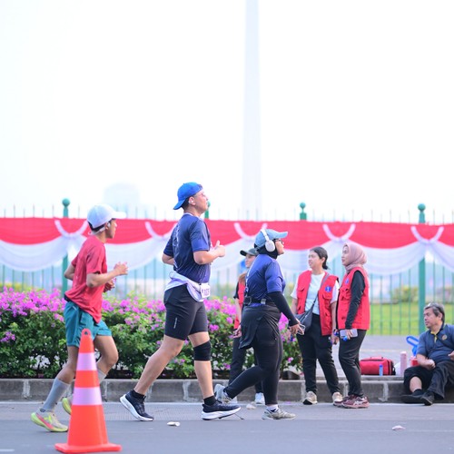 Race photo from KEMLU RUN 2026