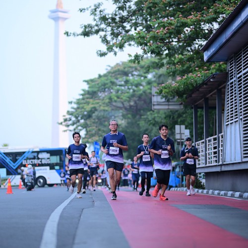 Race photo from KEMLU RUN 2026