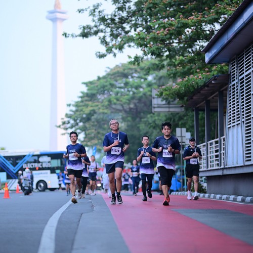 Race photo from KEMLU RUN 2026