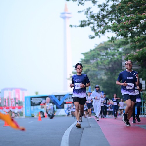 Race photo from KEMLU RUN 2026