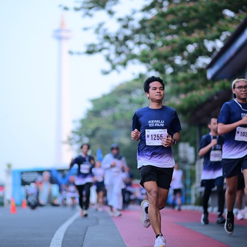 Race photo from KEMLU RUN 2026