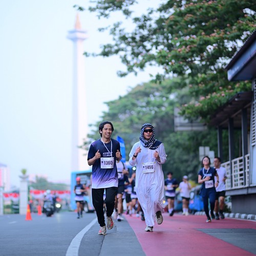 Race photo from KEMLU RUN 2026