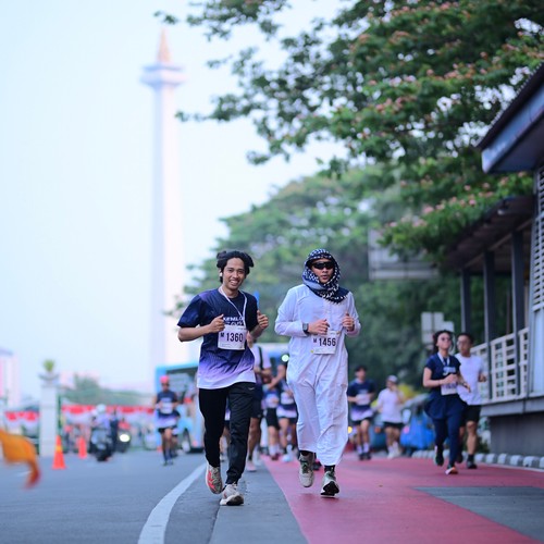 Race photo from KEMLU RUN 2026