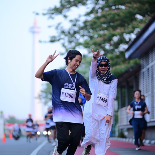 Race photo from KEMLU RUN 2026