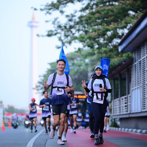 Race photo from KEMLU RUN 2026