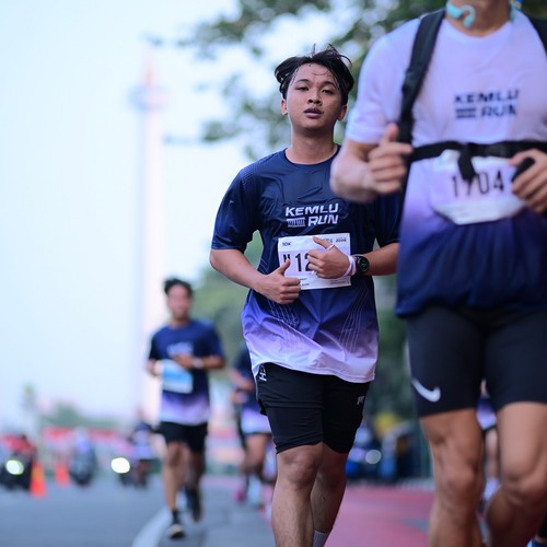 Race photo from KEMLU RUN 2026