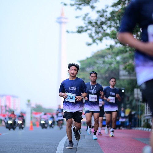Race photo from KEMLU RUN 2026