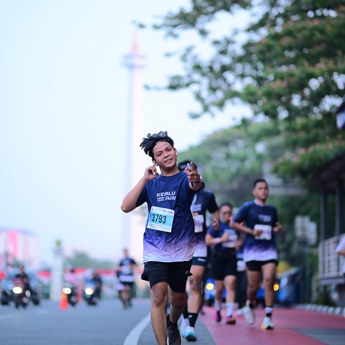 Race photo from KEMLU RUN 2026