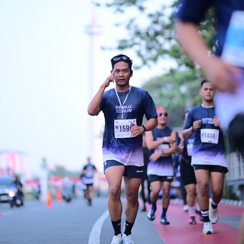 Race photo from KEMLU RUN 2026