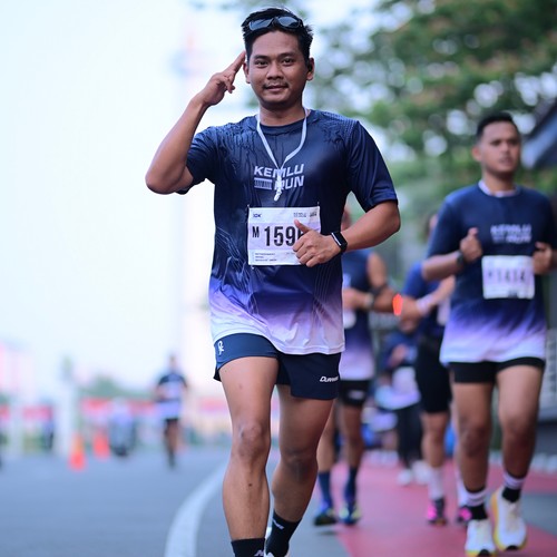 Race photo from KEMLU RUN 2026