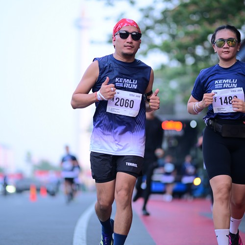 Race photo from KEMLU RUN 2026