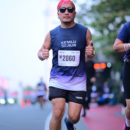 Race photo from KEMLU RUN 2026