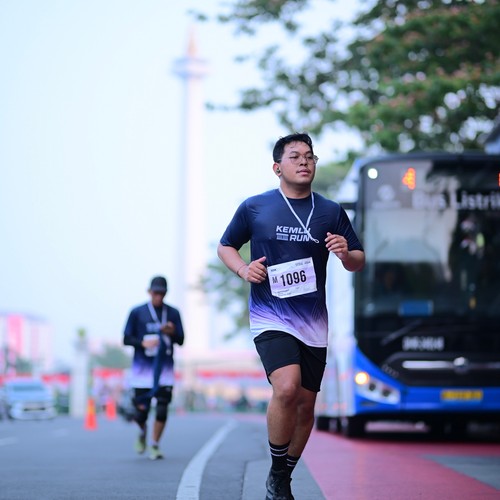 Race photo from KEMLU RUN 2026