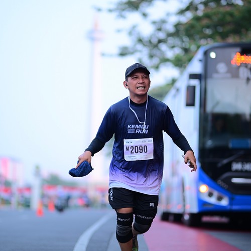 Race photo from KEMLU RUN 2026
