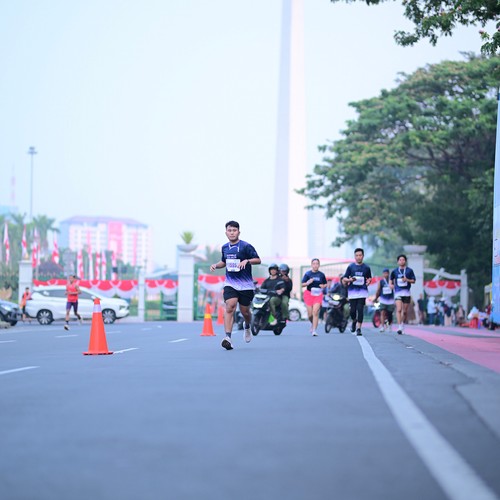 Race photo from KEMLU RUN 2026