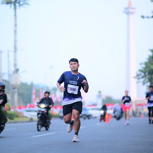 Race photo from KEMLU RUN 2026