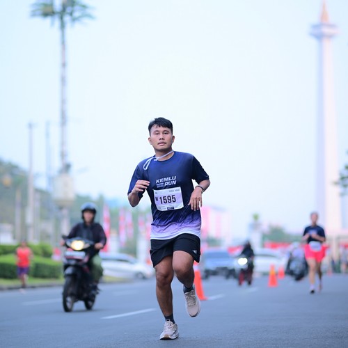Race photo from KEMLU RUN 2026