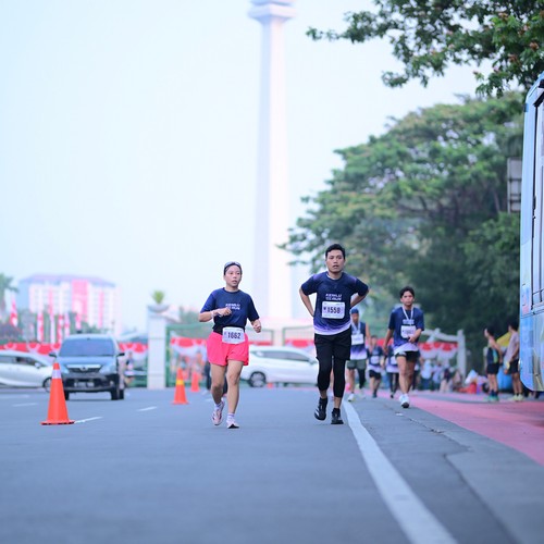 Race photo from KEMLU RUN 2026