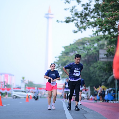 Race photo from KEMLU RUN 2026
