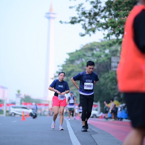 Race photo from KEMLU RUN 2026