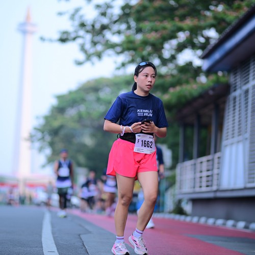 Race photo from KEMLU RUN 2026