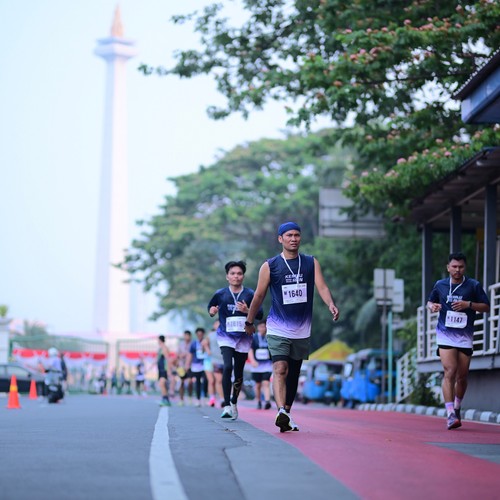 Race photo from KEMLU RUN 2026