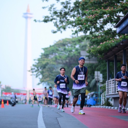 Race photo from KEMLU RUN 2026