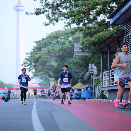 Race photo from KEMLU RUN 2026